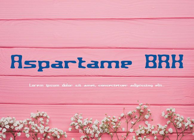Aspartame BRK example